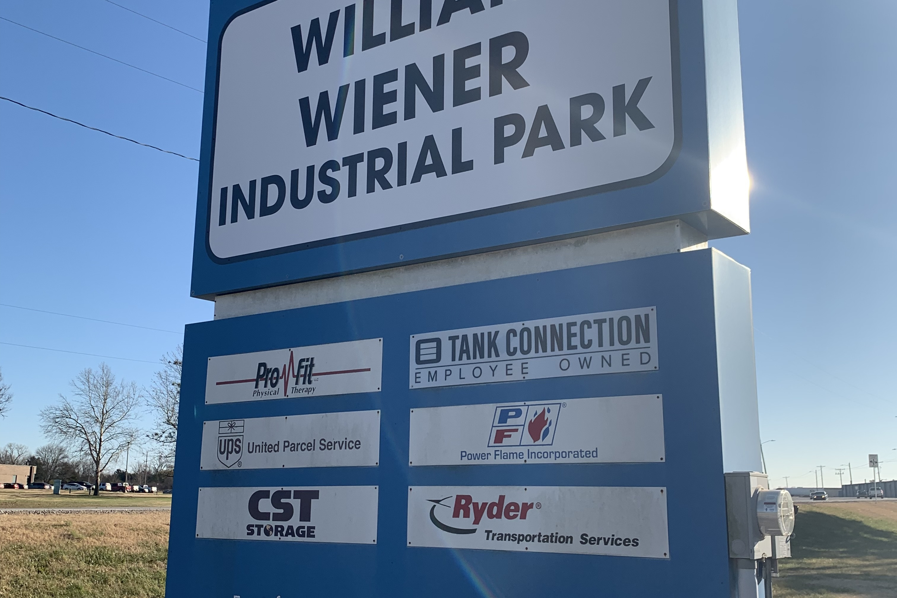Industrial Park SIgn